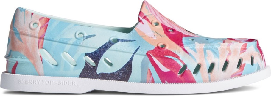 Authentic Original Float Coral Floral Boat Shoe Pink Multi Sperry