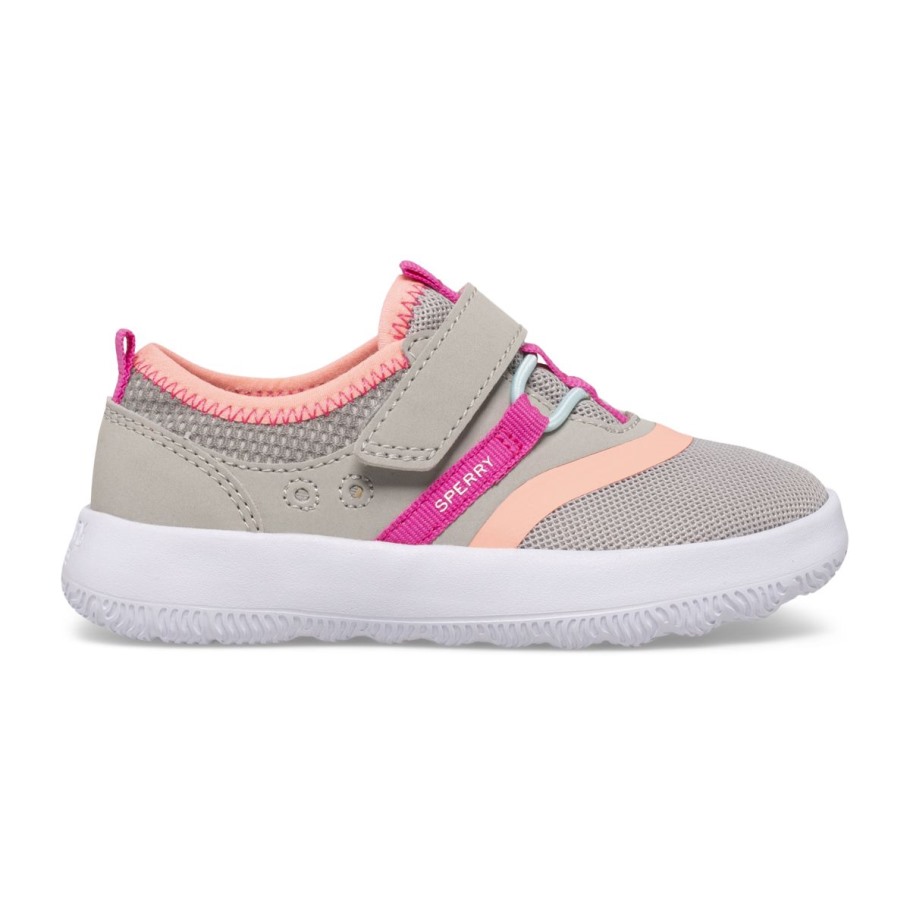 Coastal Break Junior Sneaker Sperry Grey Pink