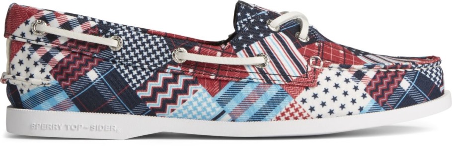 Sperry Authentic Original Americana Madras 2-Eye Boat Shoe Multi