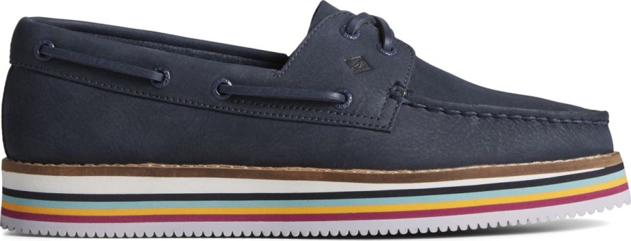 Sperry Authentic Original Stacked Boat Shoe Navy