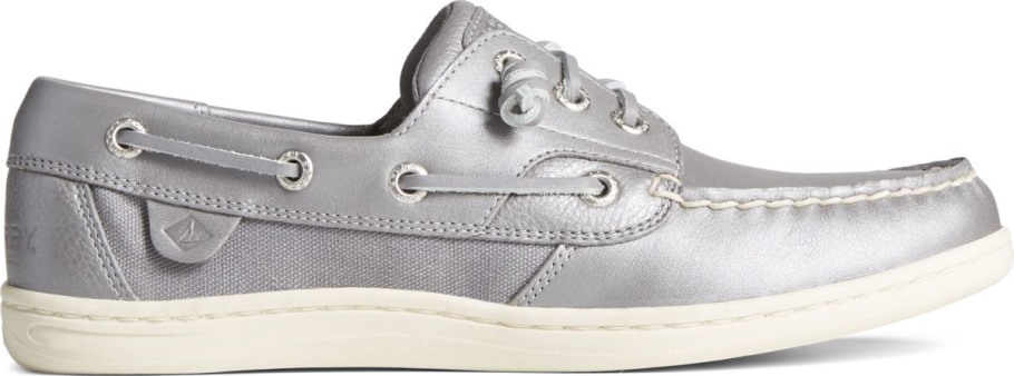 Sperry Songfish Pearlized Boat Shoe Grey